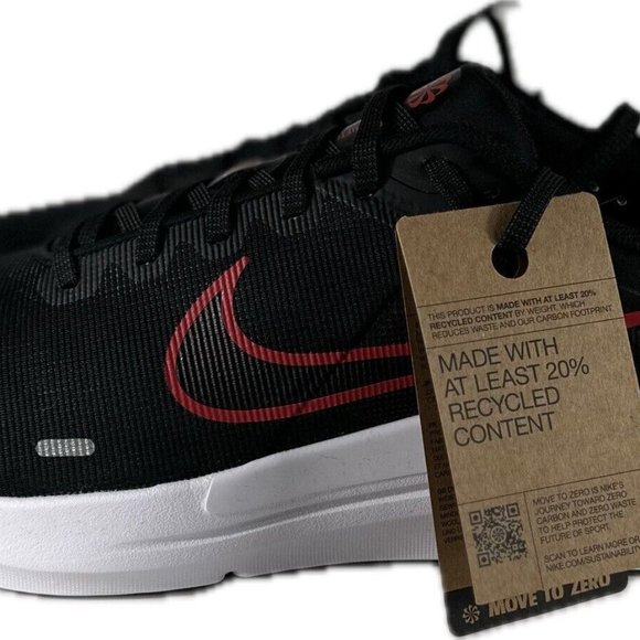 Nike Men's Downshifter 12 Black Running Shoe DD9293-003 Black Smoke Grey Size 12 - Picture 4 of 11